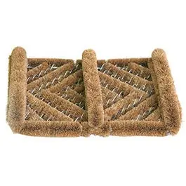 Boot Buck Mat, Coco Fiber, 12 X 14-In. 1