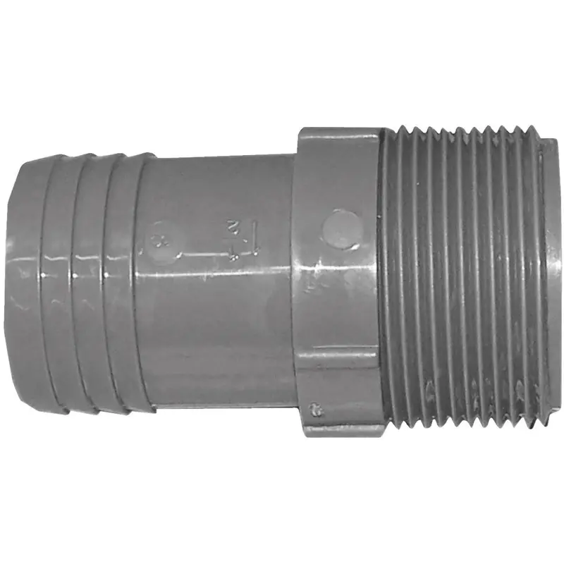 Boshart 1-1/2 In. Insert X 1-1/2 In. Mip Polypropylene Hose Adapter 1