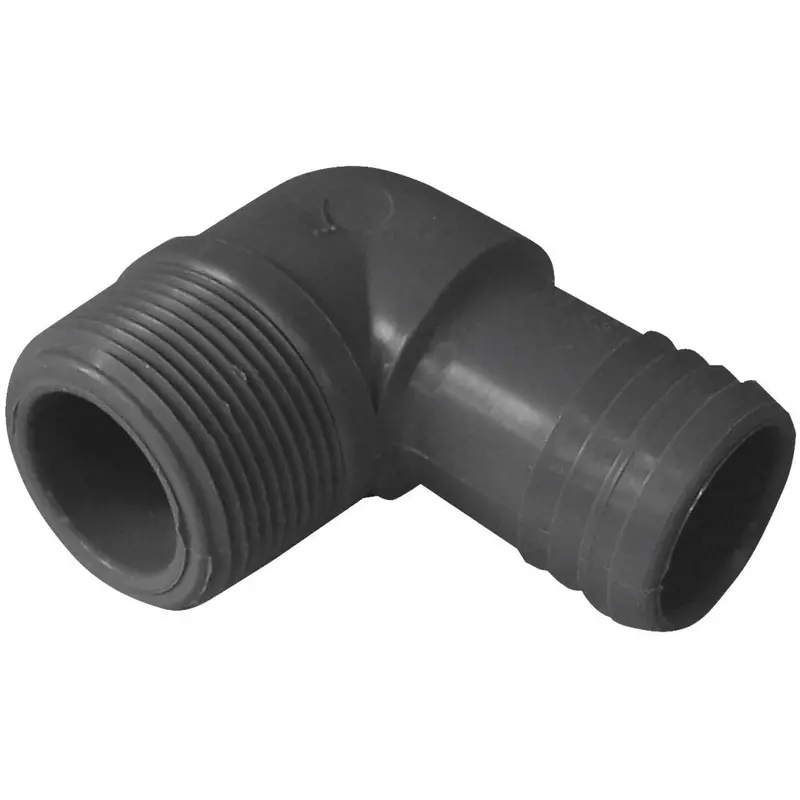 Boshart 1-1/2 In. Male Polypropylene Insert Elbow 1