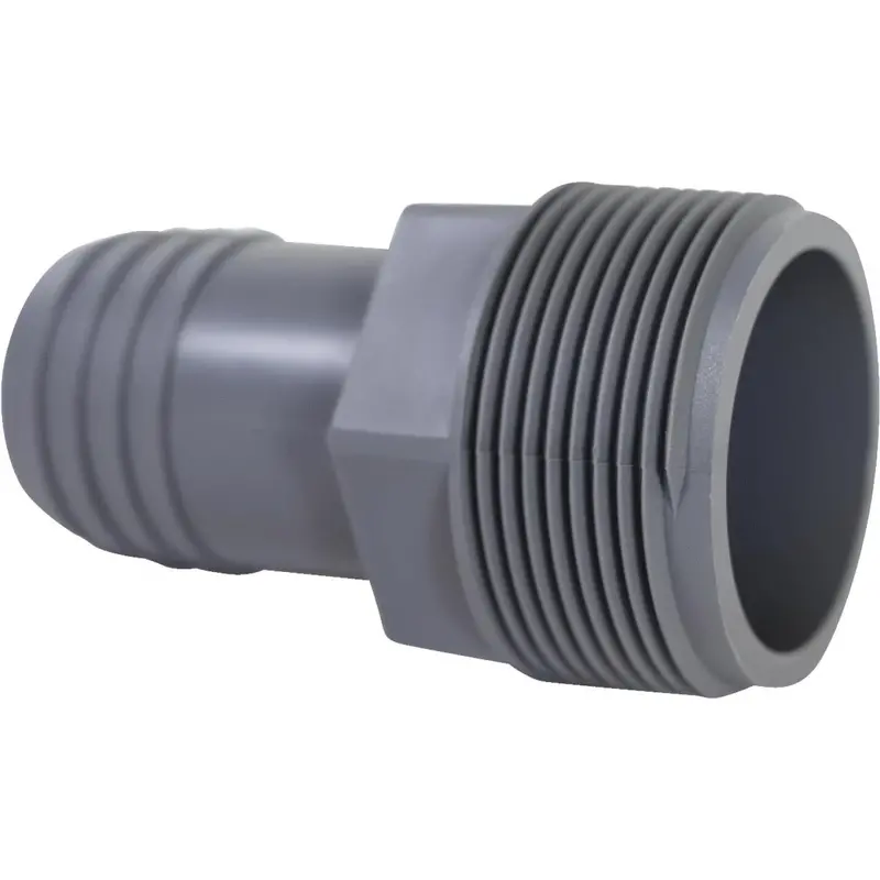 Boshart 1-1/4 In. Insert X 1-1/2 In. Mip Reducing Polypropylene Hose Adapter 1