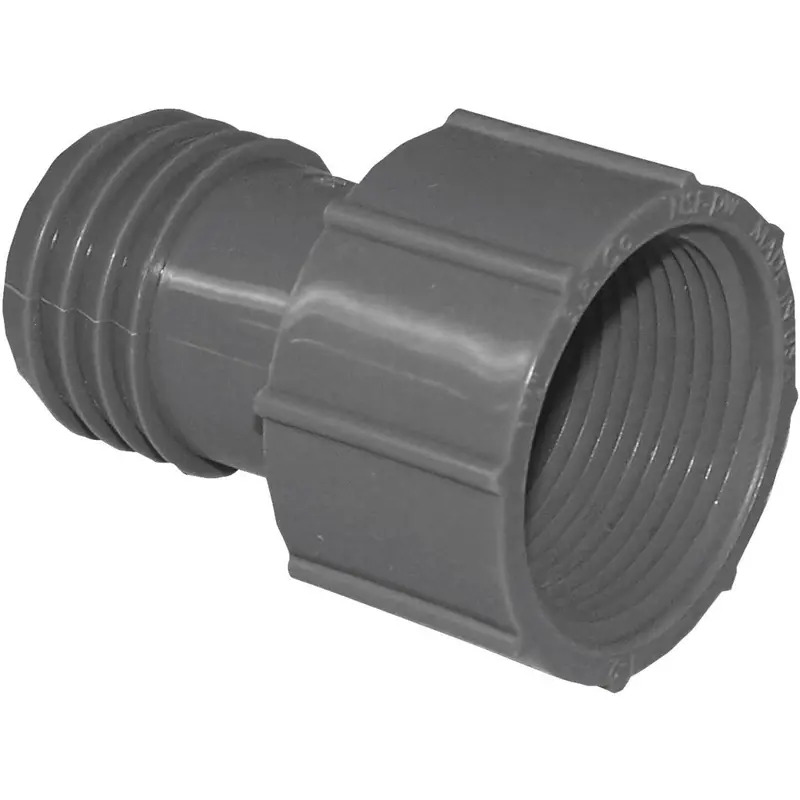 Boshart 1-1/4 In. Insert X 1-1/4 In. Fip Polypropylene Hose Adapter 1
