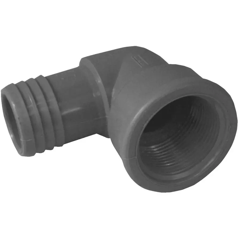 Boshart 1-1/4 In. X1-1/4 In. Fip Polypropylene Insert Elbow 1