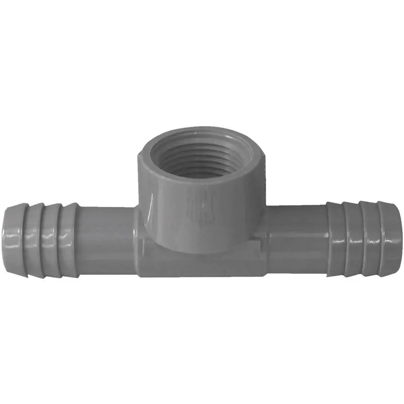 Boshart 1/2 In. X 1/2 In. X 1/2 In. Fip Combination Polypropylene Insert Tee 1