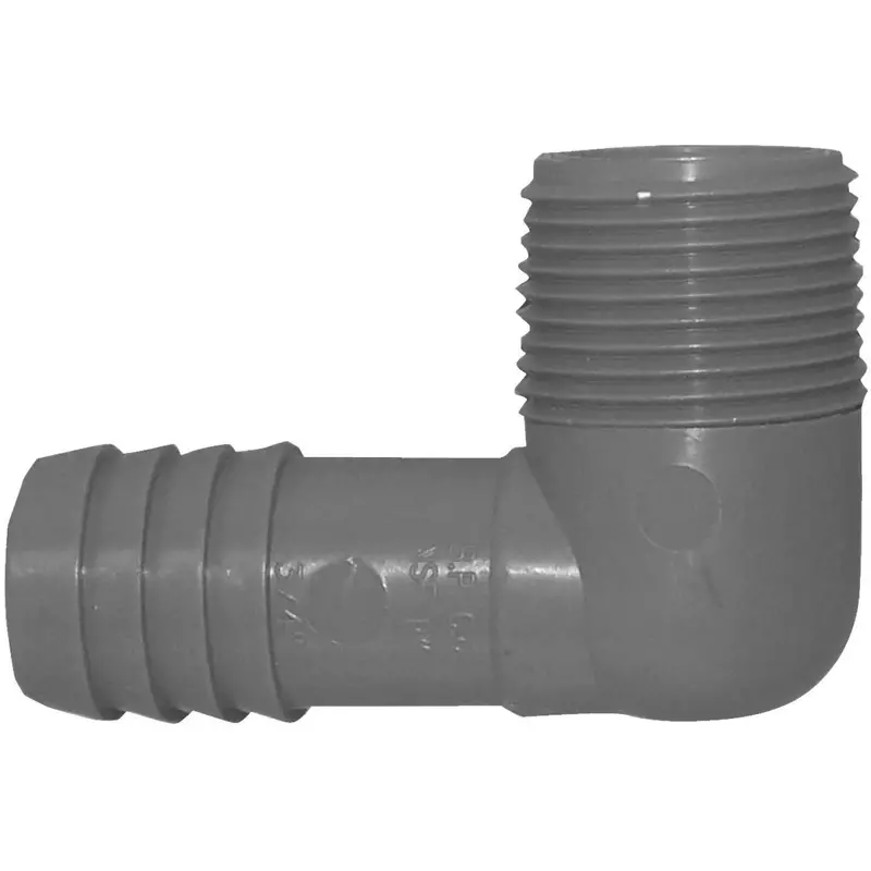 Boshart 3/4 In. Male Polypropylene Insert Elbow 1