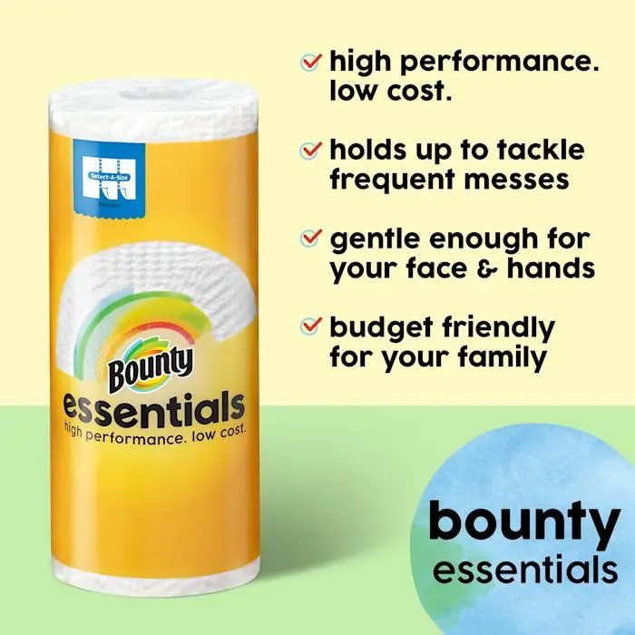Bounty Essentials Full Size Sheet Paper Towels 2