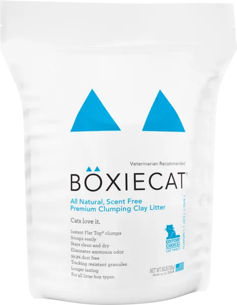 Boxiecat Scent-Free Premium Clumping Clay Cat Litter 1