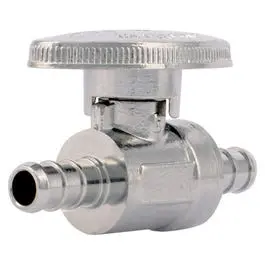 Brass Barb Ball Stop Valve, 3/8 X 3/8-In. 1