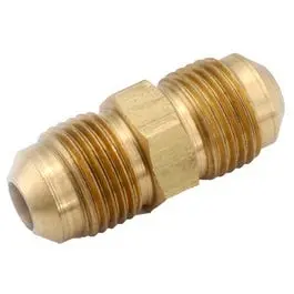 Brass Flare Union, Lead-Free, 5/8 X 5/8-In. 1