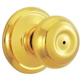 Brass Georgian Privacy Lockset 1