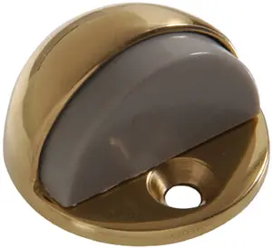 Brass Plated Flr Door Stop 1