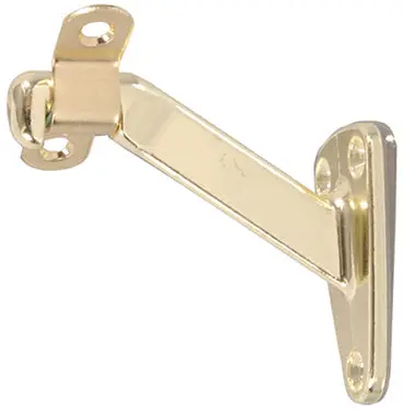 Brass Plated Handrail Brckt 1