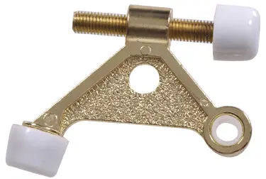Brass Plated Hng Pn Dr Stop 1