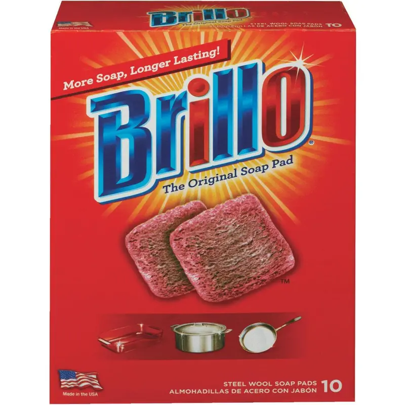 Brillo Original Steel Wool Scouring Pad (10 Count) 1