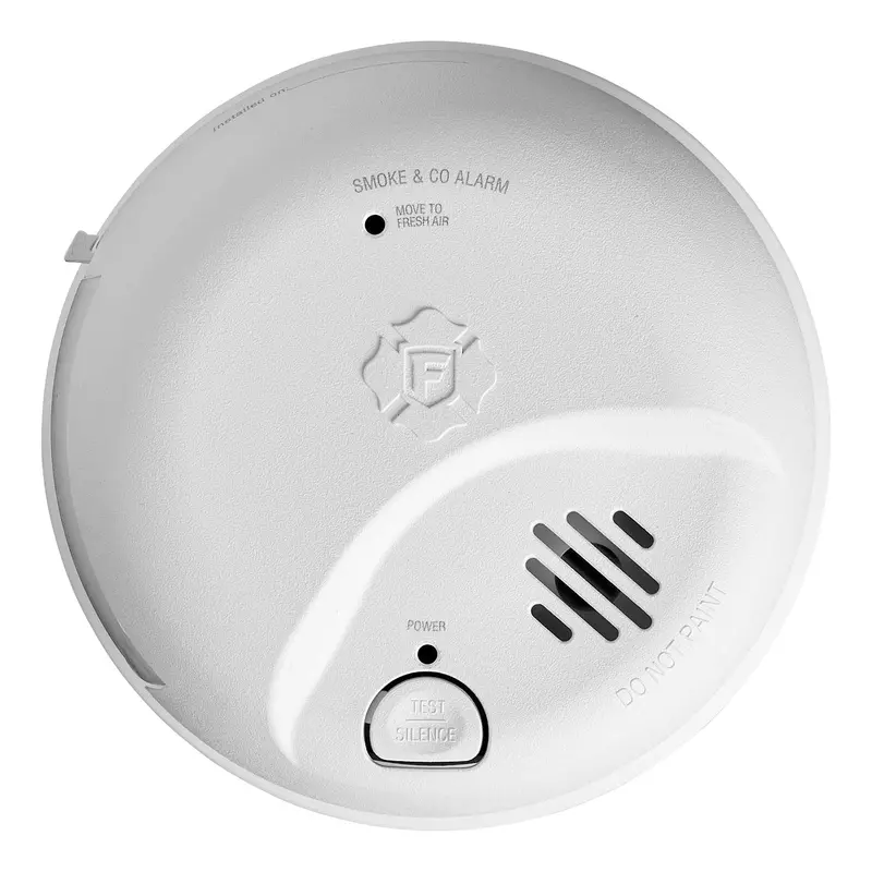 Brk 1046870 Interconnect Hardwire 2-In-1 Smoke & Co Alarm With Battery Backup 1