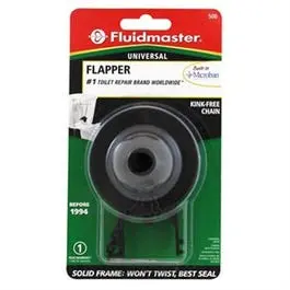 Bulls Eye Toilet Flapper, Vinyl With Plastic Chain 1