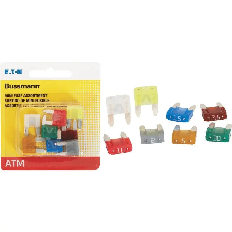 Bussmann Atm Mini Blade Fuse Assortment (8-Pack) 1