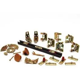 Bypass Door Hardware Set, 1-1/8 To 1-3/8-In., 6-Ft. 1