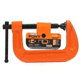 C-Clamp, Orange Casting, 3-In. 1
