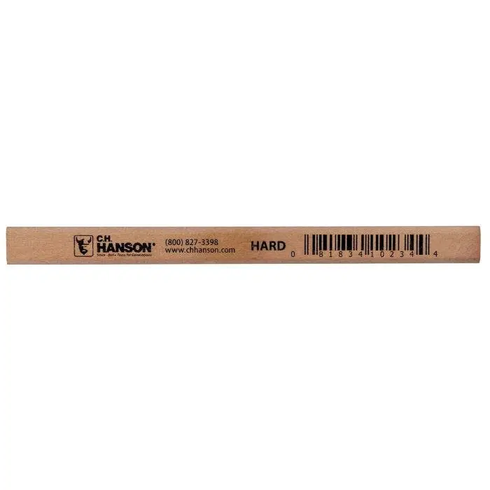 C.H. Hanson Carpenter Pencil-Hard Lead Raw Basswood 1