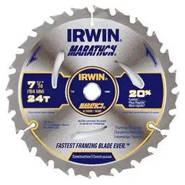 C3 Marathon Circular Saw Blade, Carbide Tipped, 24-Tpi, 7-1/4-In. 1