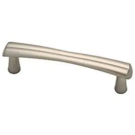Cabinet Pull, Notched Satin Nickel, 3-In. 1