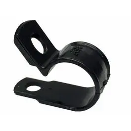 Cable Clamps, Black Plastic, 3/8-In. I.D., 15-Pk. 1