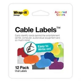 Cable Labels, Assorted, 10-Pk. 1