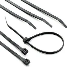 Cable Tie, Black, Nylon, 4-In., 30-Pk. 1