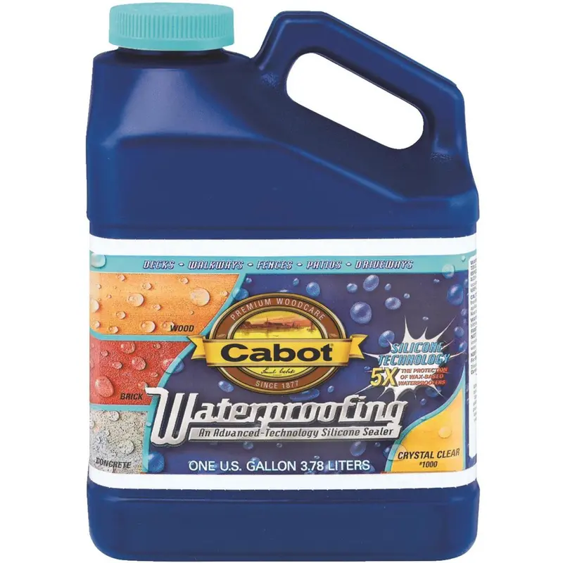 Cabot Clear Silicone Waterproofing Sealer, 1 Gal. 1
