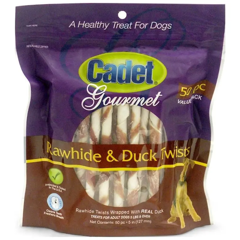 Cadet Gourmet Rawhide & Duck Twists 1