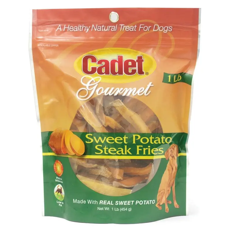 Cadet Gourmet Sweet Potato Steak Fries Dog Treats 1