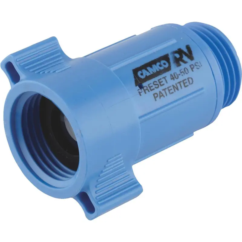 Camco 3/4 In. 40 - 50 Psi Durable Abs Plastic Rv Water Regulator 1