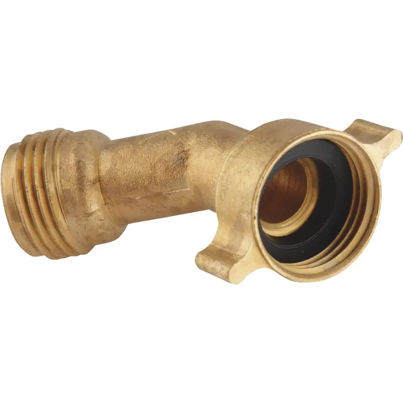 Camco Brass 45 Deg Rv Water Hose Elbow 1