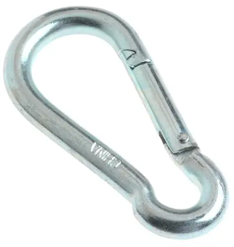 Campbell 1/2" Spring Snap Link, Steel, Zinc Plated, #2450 1