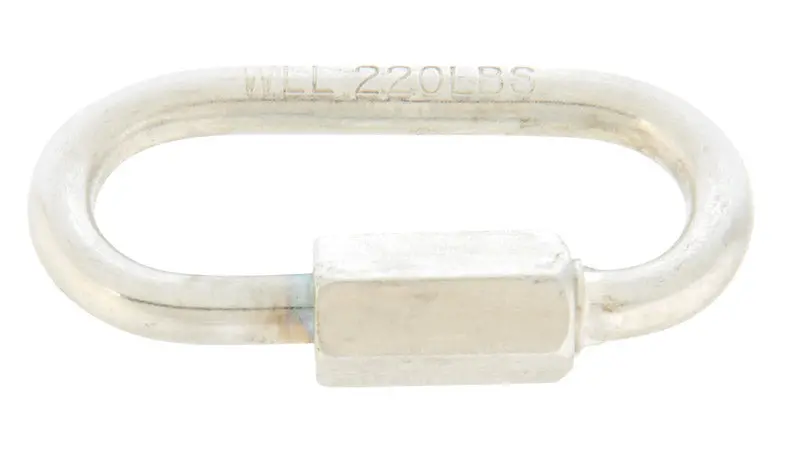 Campbell 1/8" Quick Link, Steel, Zinc Plated, #7350 1