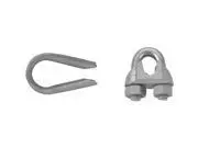 Campbell 1/8" Wire Rope Thimble, Electro-Galvanized 1