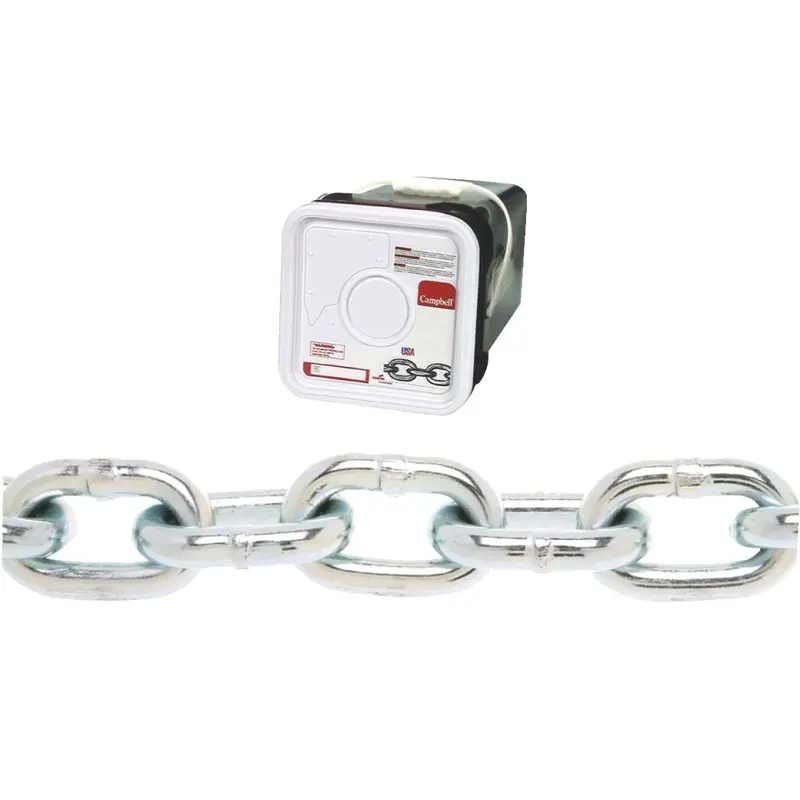 Campbell 3/8 In. 45 Ft. Zinc-Plated Low-Carbon Steel Coil Chain 1