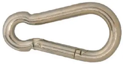 Campbell 5/16" Spring Snap Link, Steel, Zinc Plated, #2450 1