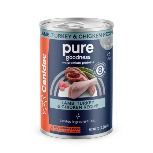 Canidae Pure Grain Free Limited Ingredient Lamb, Turkey And Chicken Wet Dog Food 1