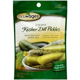 Canning Seasoning Mix, Kosher Dill Pickle, Quick-Process, 6.5-Oz. 1