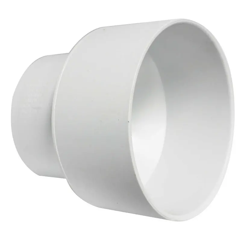 Canplas Pvc White Sewer Transition Adapter Coupling Sewer 1