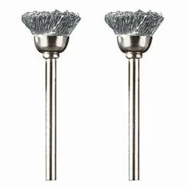 Carbon Steel Brushes, 1/2-In., 2-Pk. 1