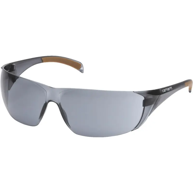 Carhartt Billings Gray Temple Safety Glasses With Gray Lenses 1