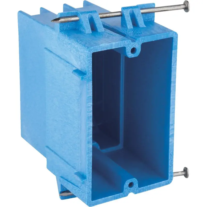 Carlon Superblue 1-Gang Thermoplastic Molded Wall Box 1