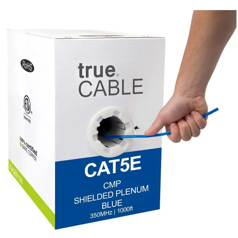 Cat5e Plenum Ethernet Cable|Shielded 2