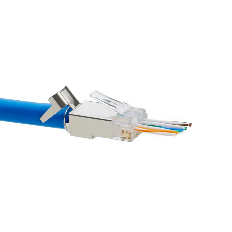 Cat6/6A Pass Through Rj45 Connectors｜Shielded 1