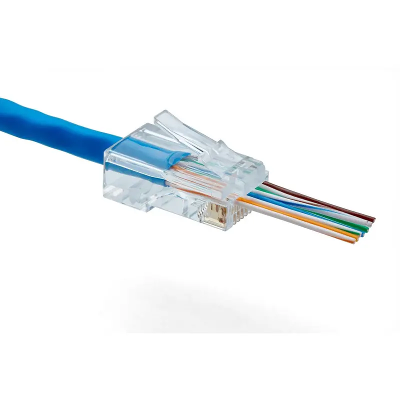 Cat6/6A Pass Through Rj45 Connectors｜Unshielded 1