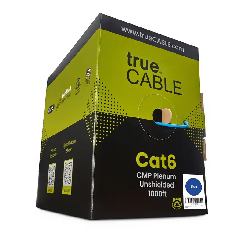 Cat6 Plenum Ethernet Cable｜Unshielded 1