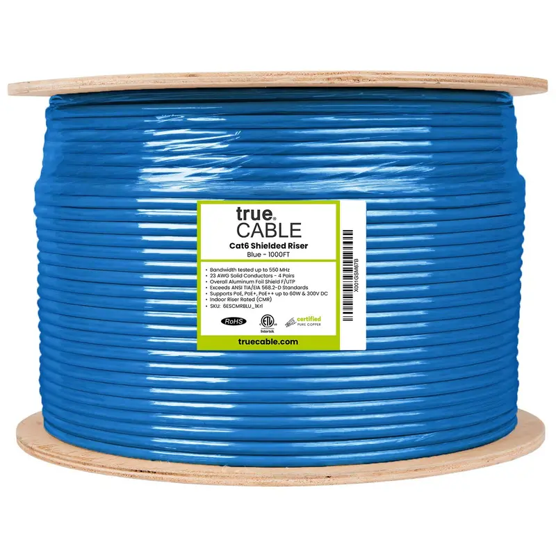 Cat6 Riser Ethernet Cable｜Shielded 1