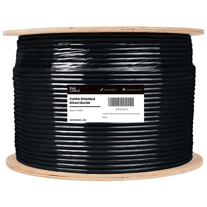 Cat6a Direct Burial Ethernet Cable｜Shielded 1